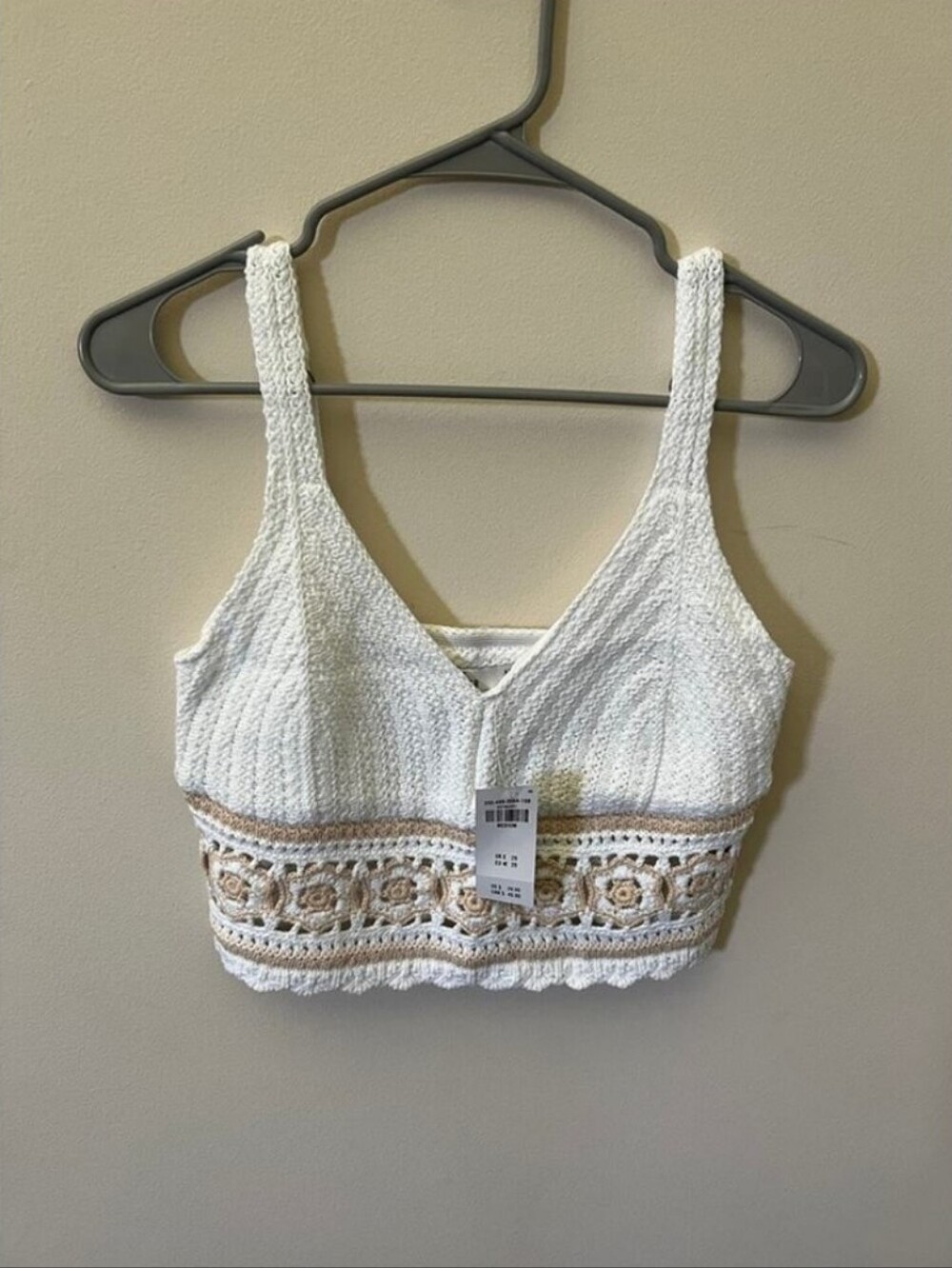 NWT Hollister Crochet Crop Top